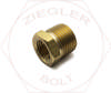 3/8M X 1/4F HEX PIPE REDUCER BUSHING BRASS