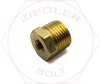 1/2M X 1/8F HEX PIPE REDUCER BUSHING BRASS