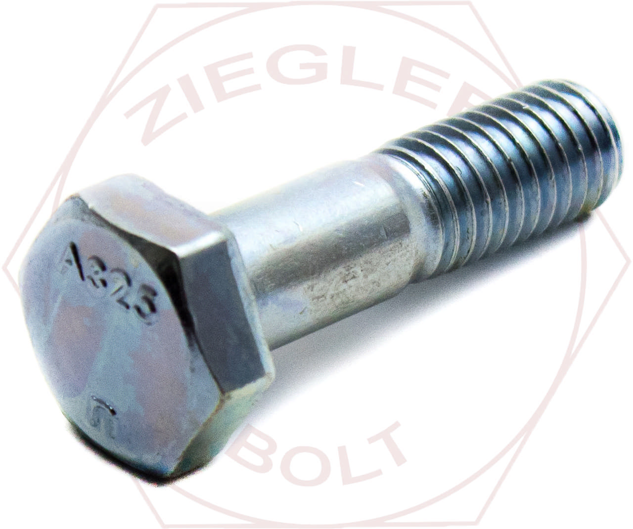 1-1/8-7 X 2-1/2 A325 HVY HEX STR BOLT ZINC