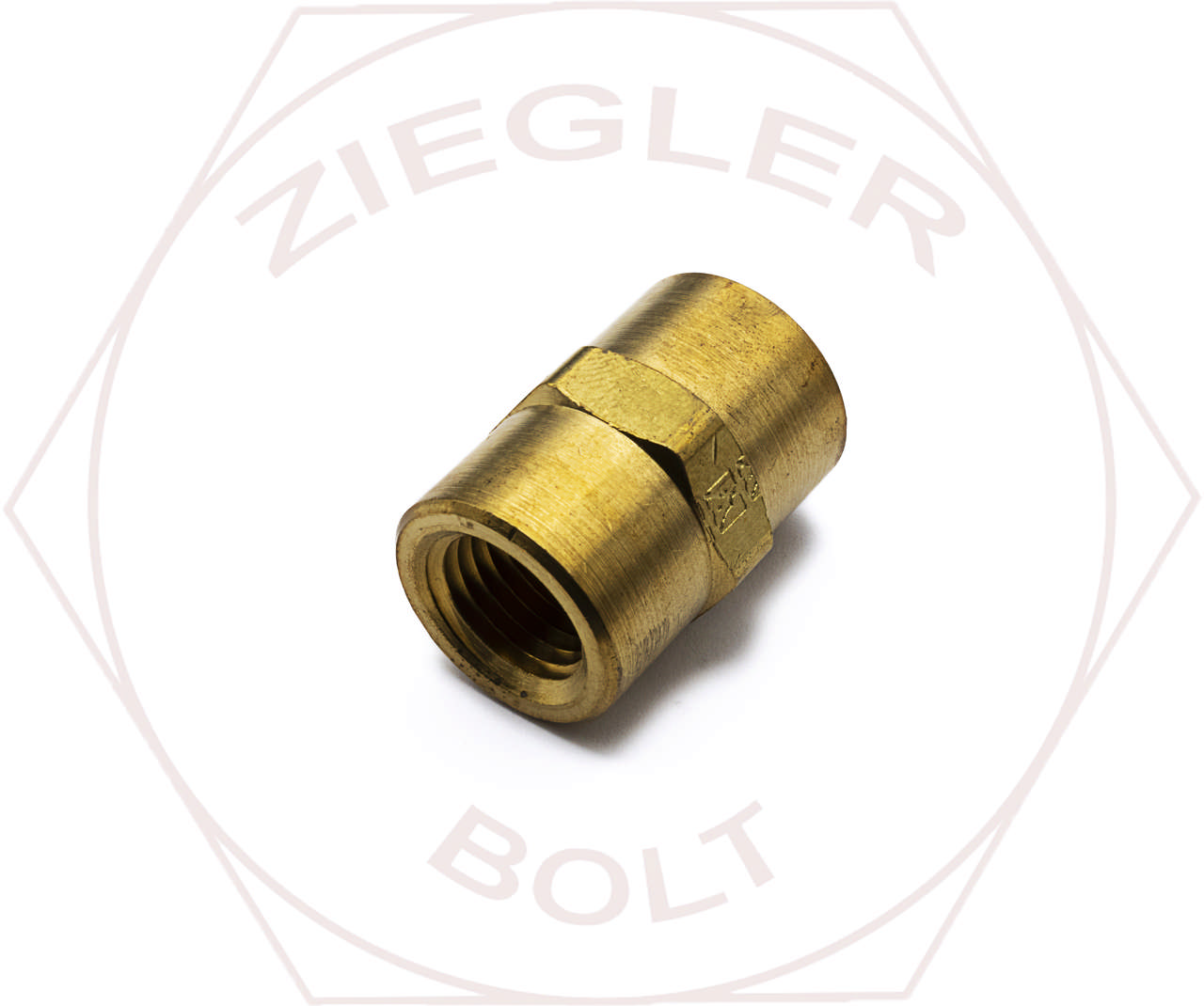 1/4 NPT PIPE COUPLING BRASS