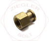 1/4 X 1/8 NPT PIPE REDUCING COUPLING BRASS