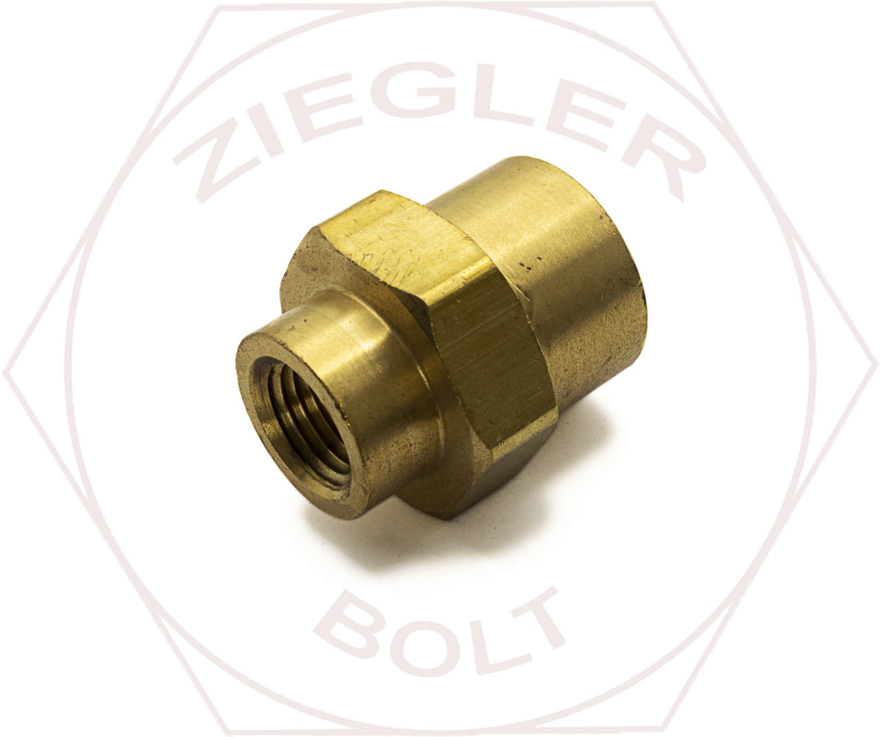 1/2 NPT X 1/4NPT PIPE REDUCING COUPLING BRASS