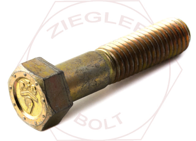 1/2-13 X 3 HEX CAP SCREW GR 9 ZINC/YELLOW
