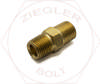 1/8 NPT HEX PIPE NIPPLES BRASS