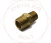 3/8 X 1/4 NPT HEX PIPE NIPPLES BRASS