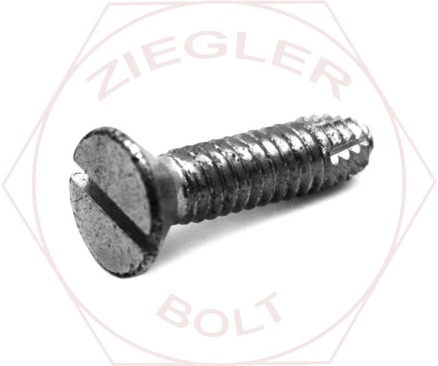 1/4-20 X 2 SLOT FLAT T/S TYPE F ZINC