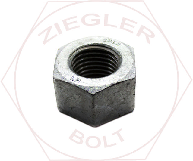 1-1/2-8 A194 2H HEAVY HEX NUT 8 PITCH HDG