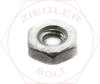 4-40  MACHINE SCREW NUT ALUM