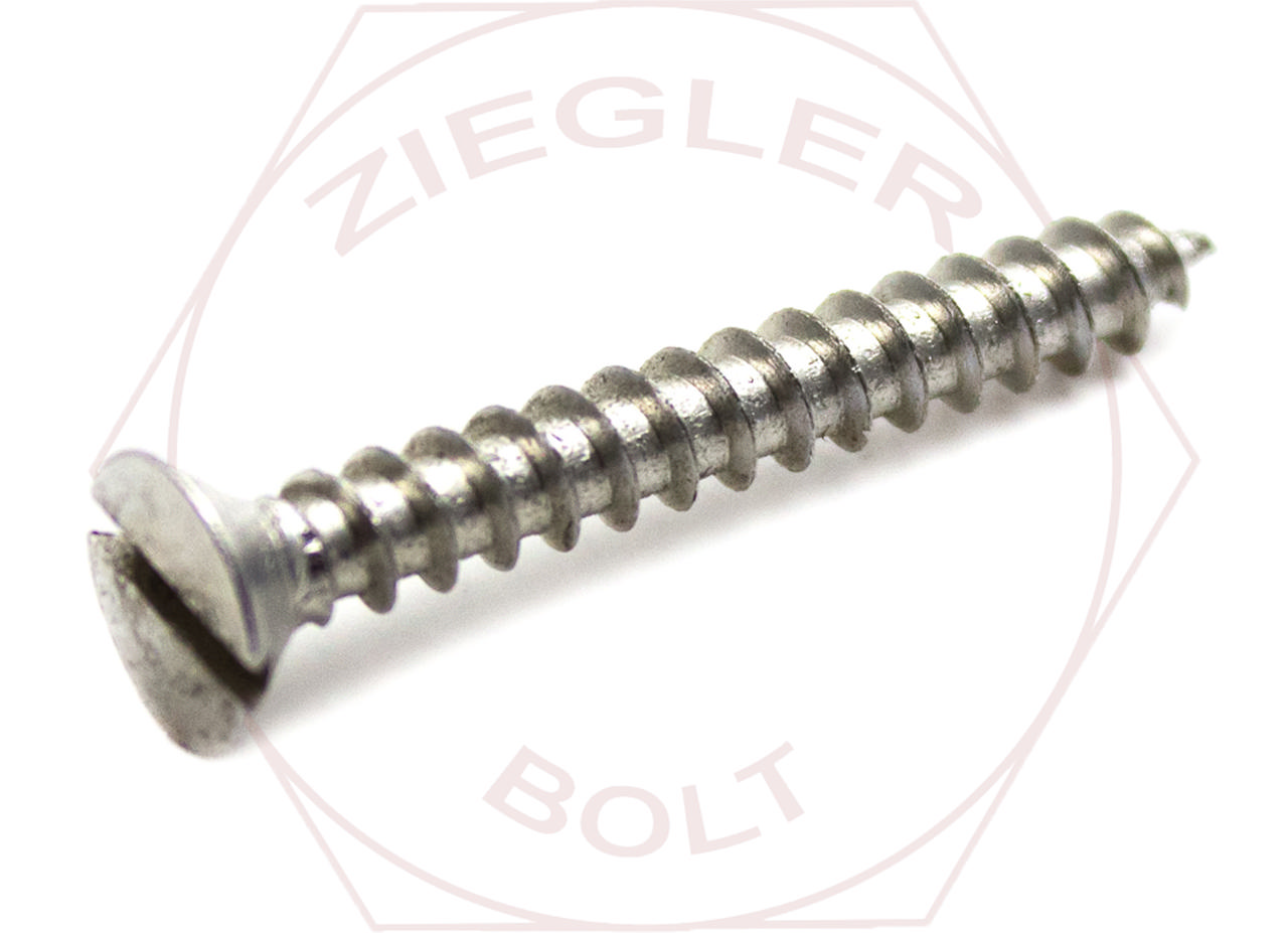 #12 X 1 SLOT FLAT T/S ALUM