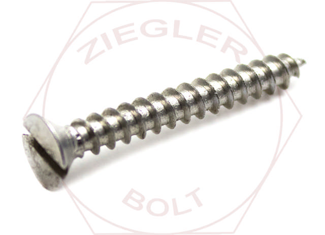 #12 X 1 SLOT FLAT T/S ALUM