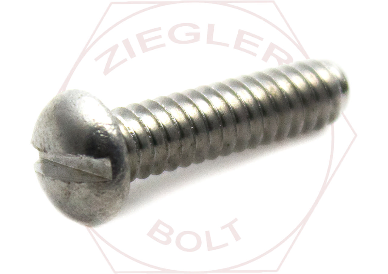 5/16-18 X 2-1/2 SLOT ROUND M/S ALUM