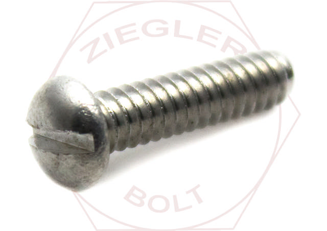 1/4-20 X 1-1/2 SLOT ROUND M/S ALUM