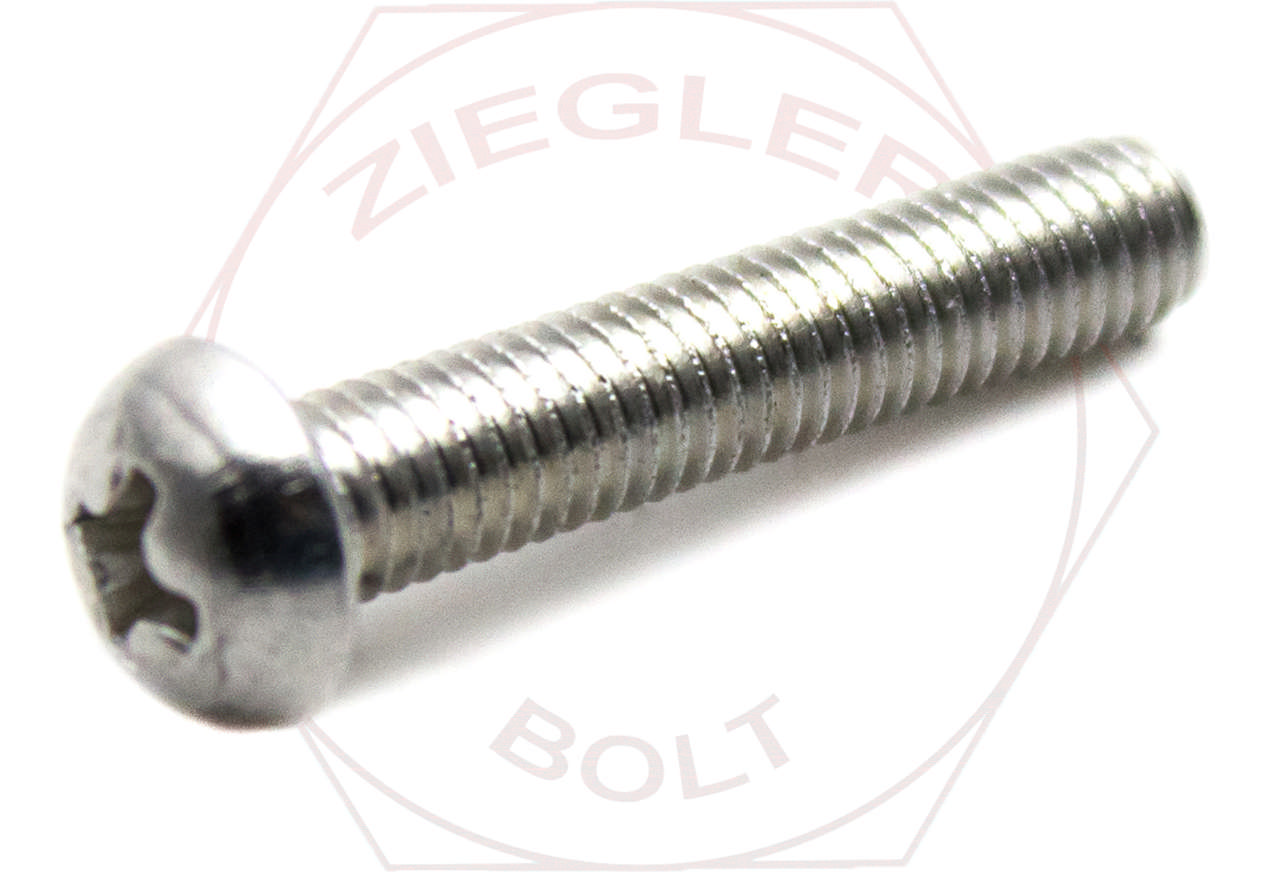 1/4-20 X 3/4 PHIL ROUND M/S ALUM