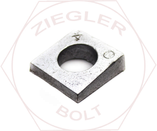 3/4 SQUARE BEVEL WASHER ALUM