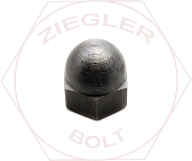 5/8-11 ACORN CAP NUT-MILLED LOW/CR PLAIN
