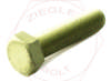 5/8-11 X 4-1/2 HEX CAP SCREW ALUM GREEN DICHROMATE