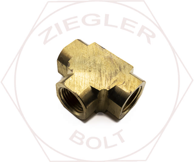 1/2 NPT UNION TEES BRASS