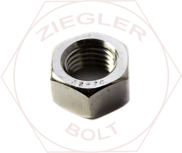 M10-1 HEX FINISH NUT DIN 934 A2 STAINLESS