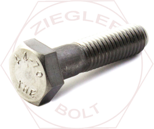 M12-1.75 X 90 HEX CAP SCREW DIN 931 316 STAINLESS