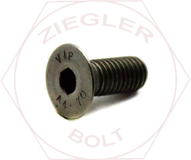 M6-1 X 10 FLAT SOC HD CAP DIN 7991 316 STAINLESS