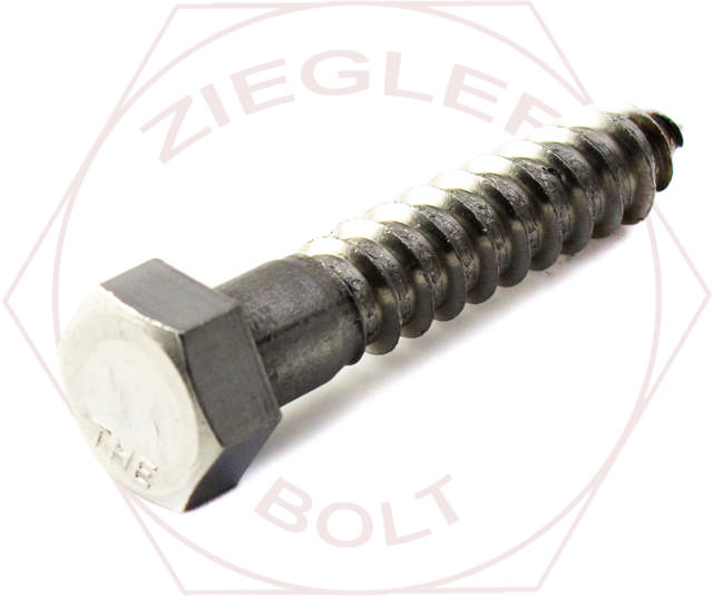 3/8 X 1-1/4 HEX LAG BOLT 18-8 STAINLESS