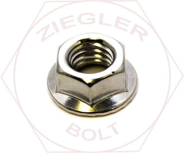 M12-1.75 SERRATED WHIZ FLANGE NUT A2 STAINLESS