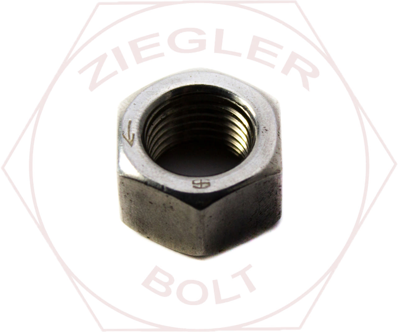 5/16-24 LEFT HAND FIN HEX NUT FINE THREAD 18-8 SS