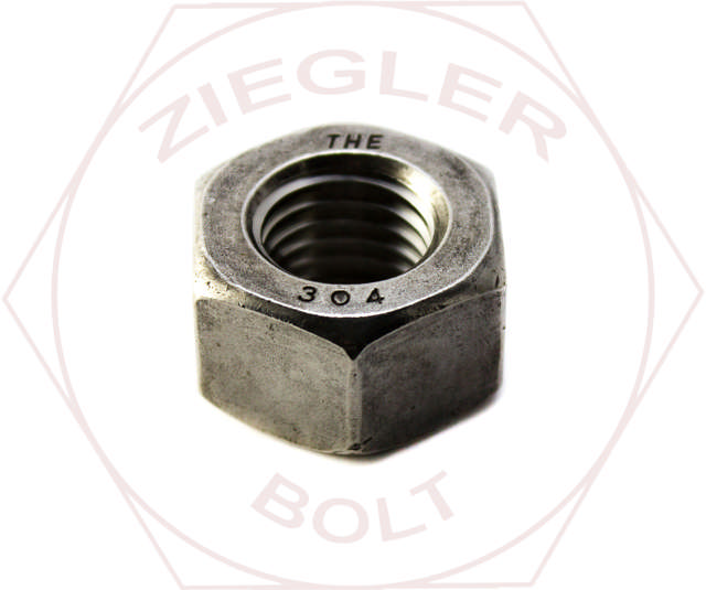 1-1/4-7 HEAVY HEX NUT 18-8 STAINLESS