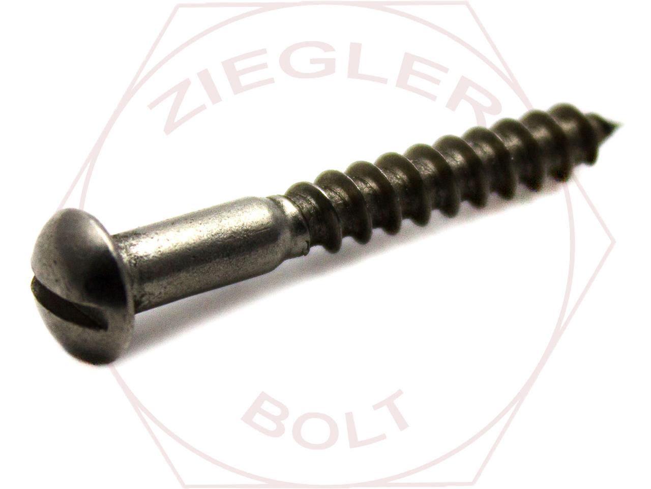 #4 X 3/8 SLOT ROUND W/S 18-8 STAINLESS