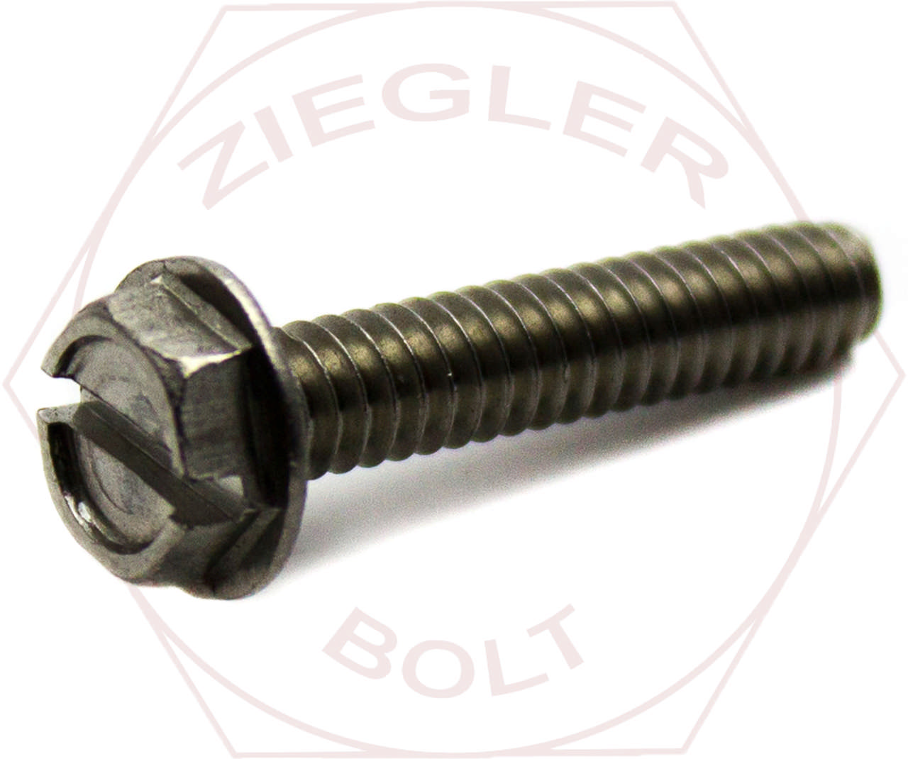 1/4-20 X 3/4 SLOT HEX WASHER M/S 18-8 STAINLESS