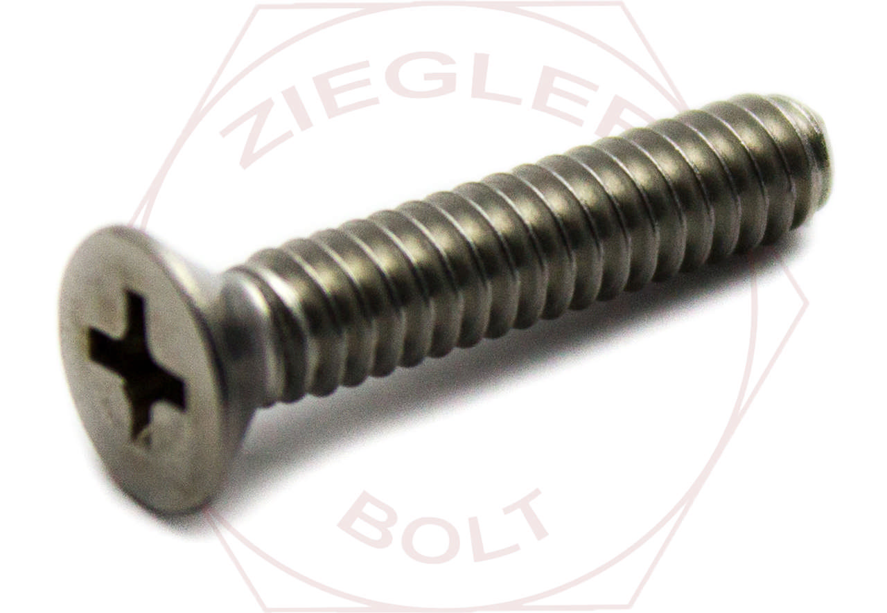 5/16-18 X 2-1/2 PHIL FLAT M/S 18-8 STAINLESS