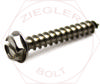1/4-14 X 1 SLOT IND HEX WASH T/S 18-8 STAINLESS