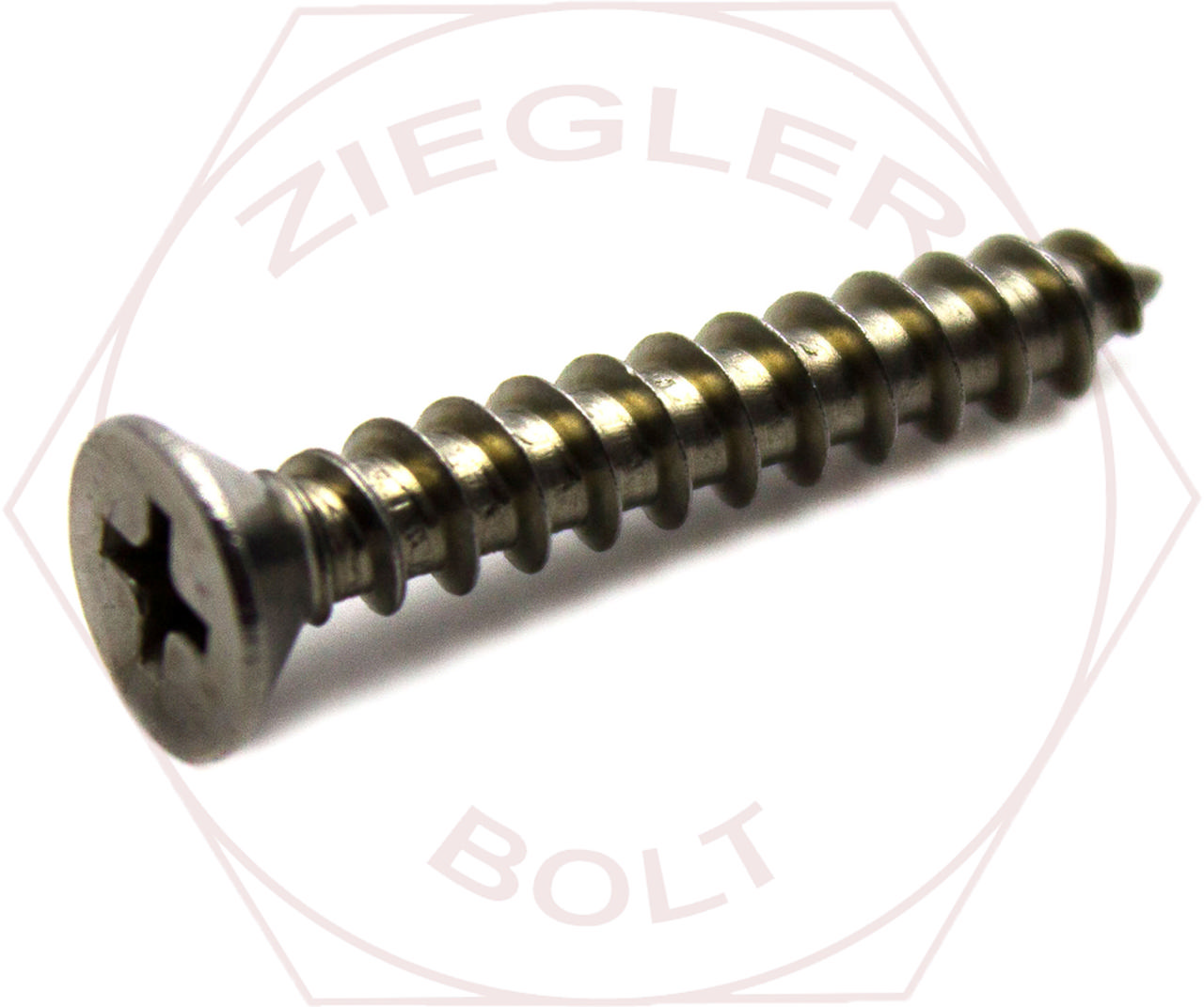 4-24 X 1 PHIL FLAT T/S 18-8 STAINLESS