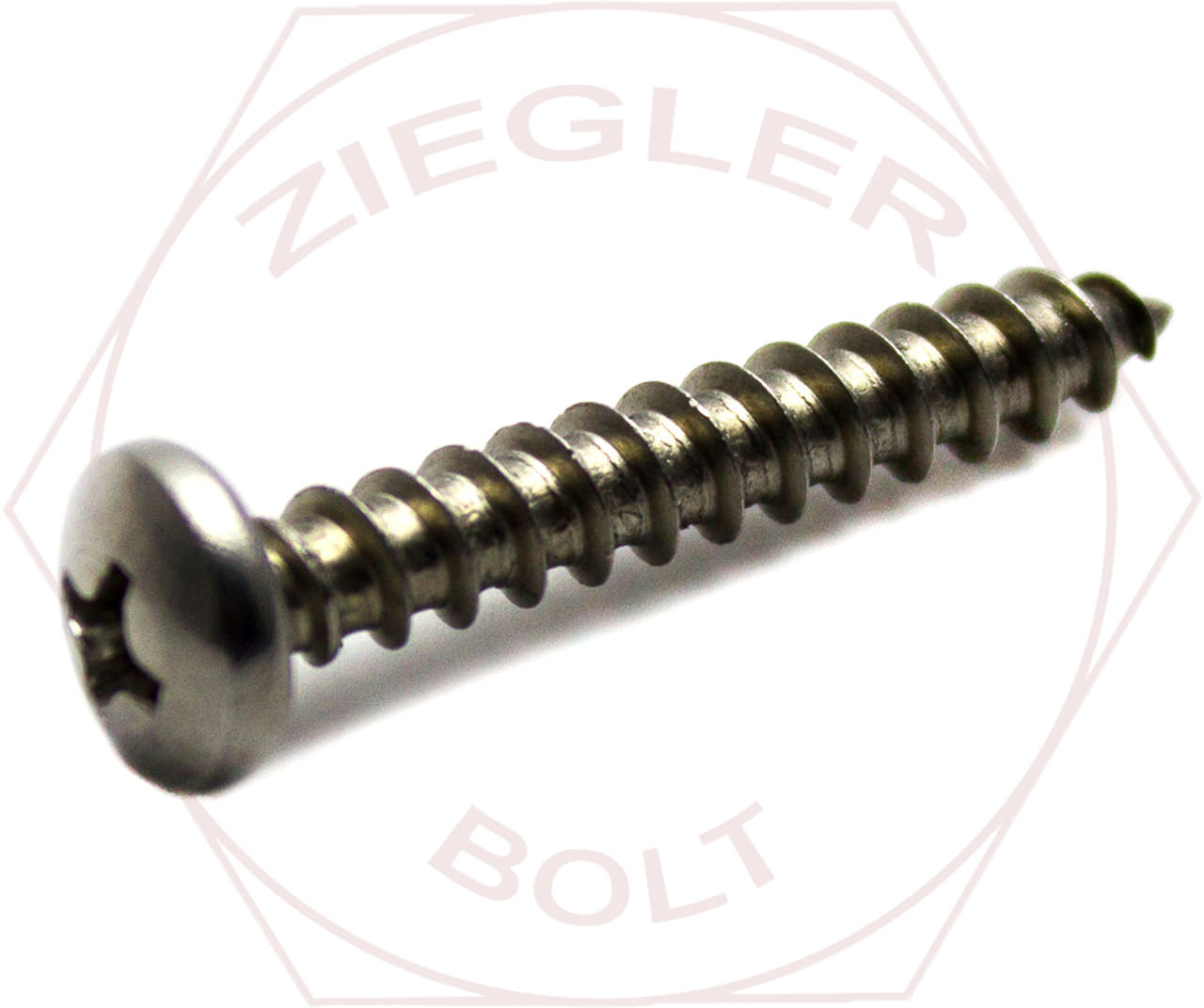 2 X 1/4 PHIL PAN T/S 18-8 STAINLESS