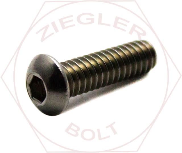 3/8-24 X 3/4 BUTTON SHCS FINE THRD 18-8 SS