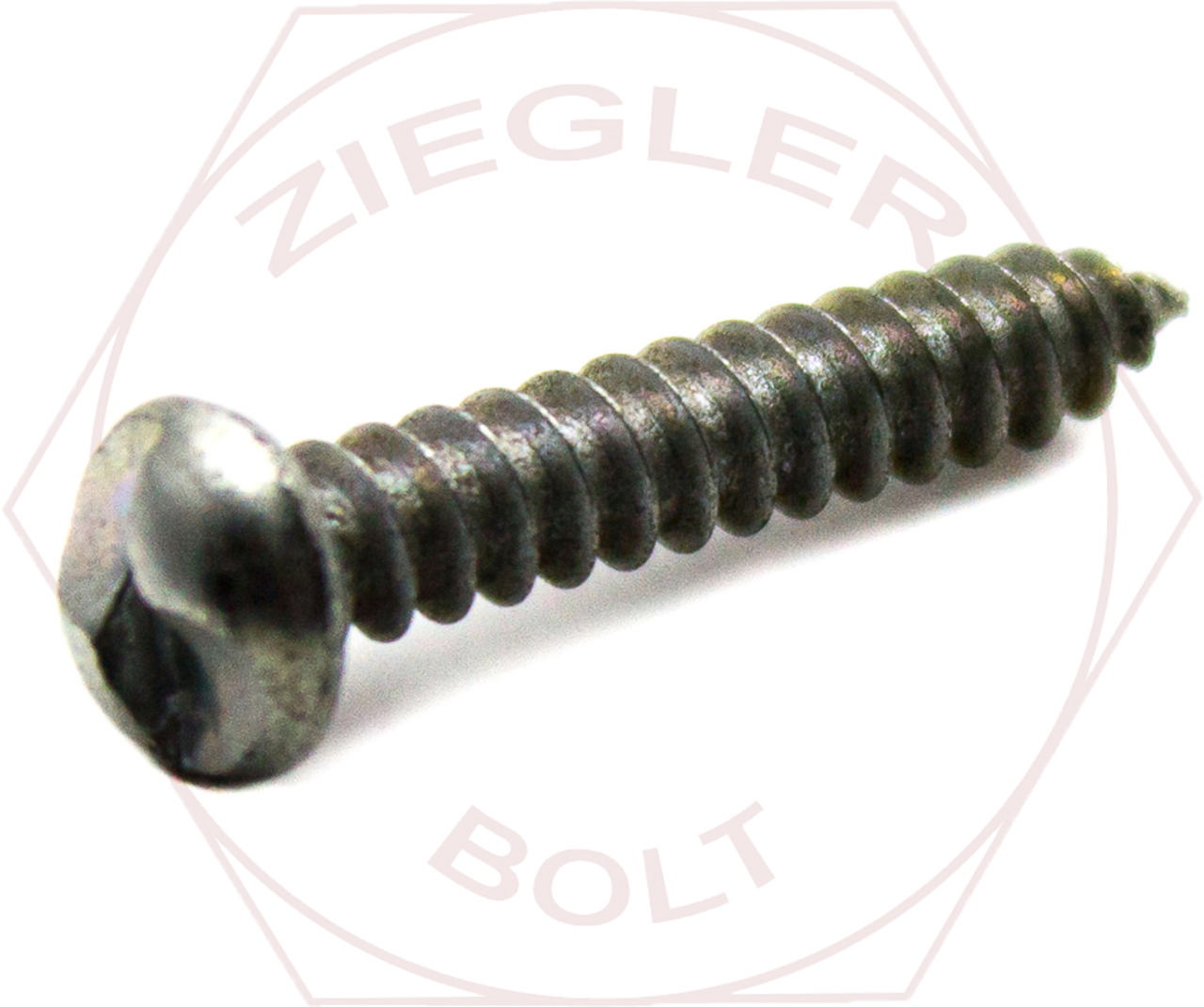 1/4 X 2 ONE WAY ROUND T/S ZINC
