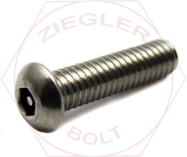 1/4-20 X 2 BUTTON SECURITY SHCS W/PIN 18-8 SS