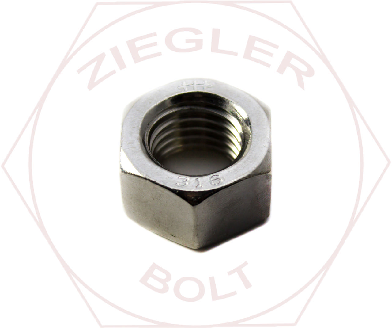 5/16-18 HEX FINISH NUT 316 STAINLESS