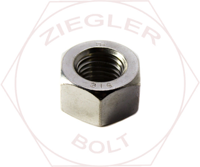 3/8-16 HEAVY HEX NUT 316 STAINLESS