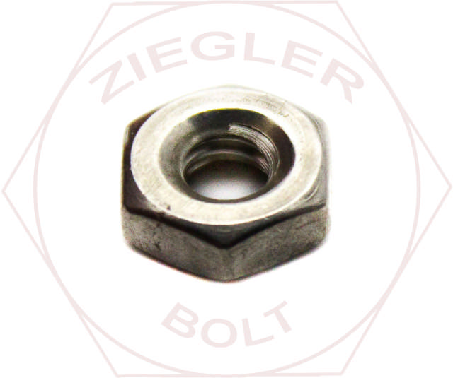 12-24 MACHINE SCREW NUT 316 STAINLESS