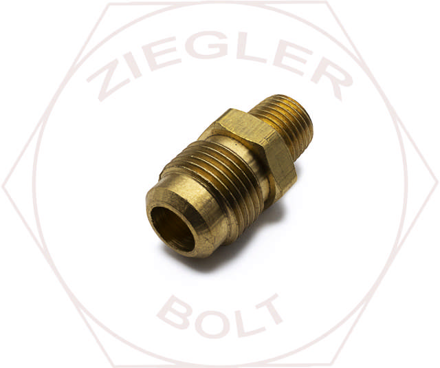 1/2T X 1/4 45° FLARE MALE CONNECTOR BRASS