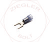  16-14 WIRE 10 STUD MOLDED NYLON BLOCK SPADE