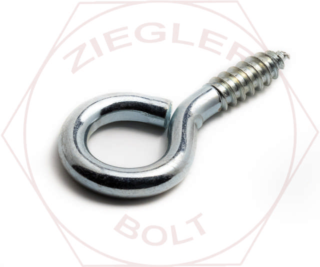 1-3/8 SCREW EYES-LARGE ZINC (.135 WIRE)3/8EYE