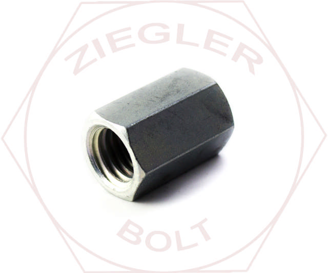 3/8-16 X 5/8-11 X 1-1/4 REDUCER COUPLING NUT ZINC 