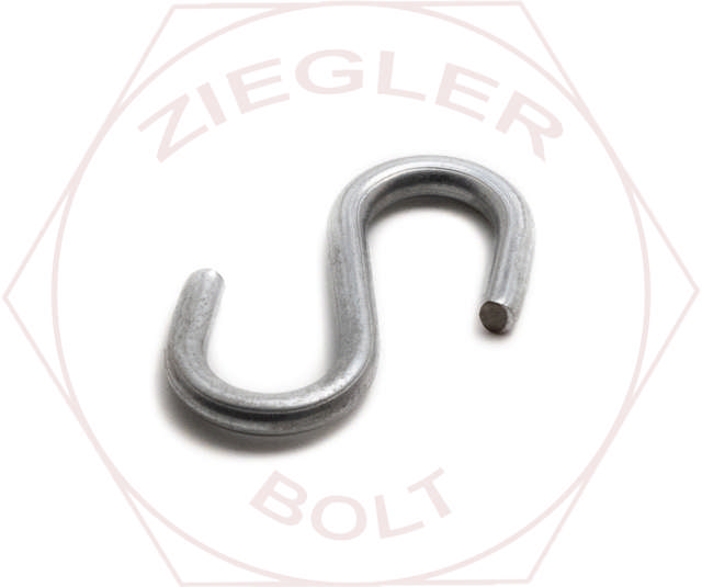.120 X 1-5/16 S-HOOK ZINC