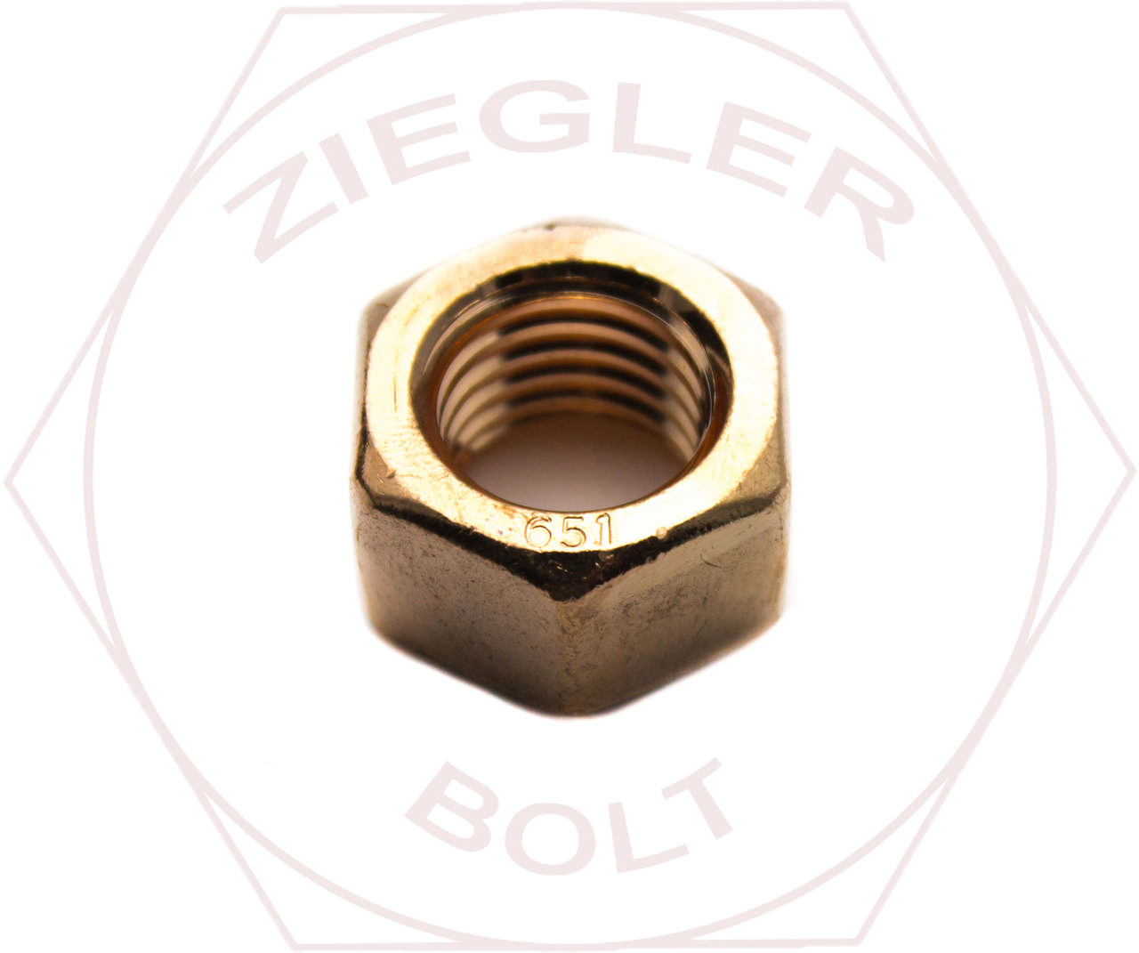 5/16-18 HEX FINISH NUT SIL/BRNZ