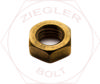 1/2-13 HEX FINISH JAM NUT SILICON BRONZE