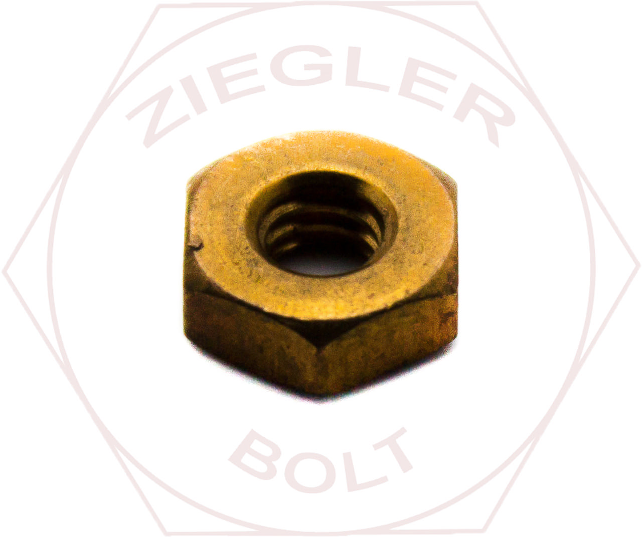 12-24 MACHINE SCREW NUT SILICON BRONZE