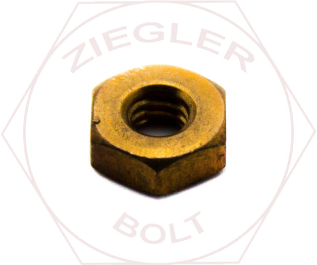 10-32  M/S NUT FINE THRD SIL/BRNZ