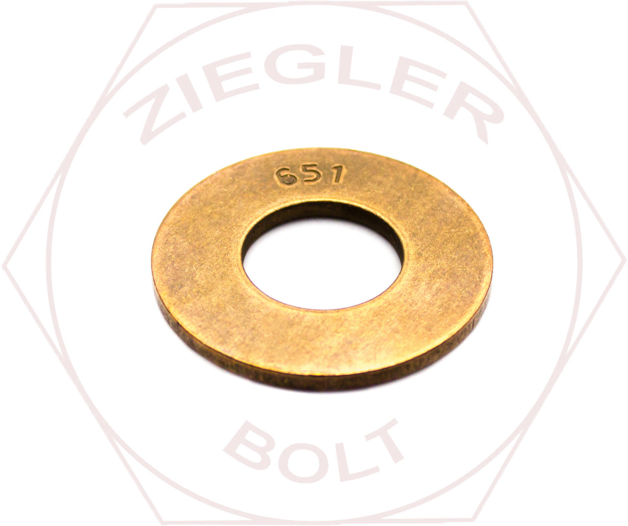 5/16 X 3/4 FLAT WASHER SIL/BRNZ